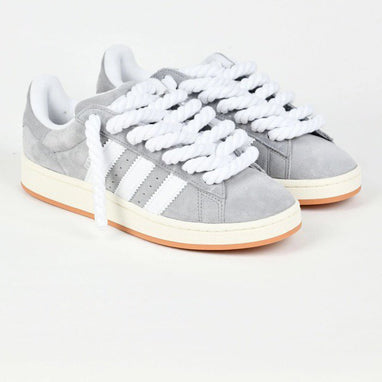 ADIDAS Campus 00s Grau Customized Rope Schnursenkel WeiB