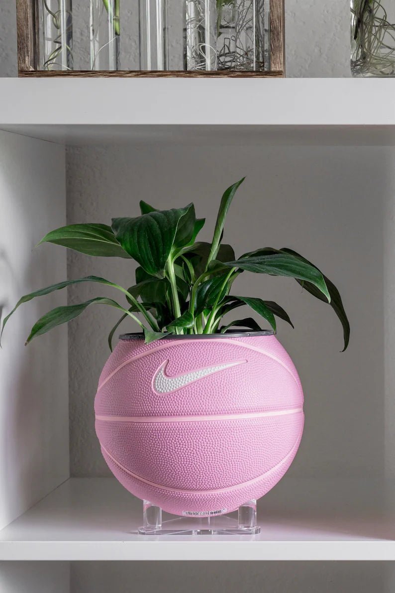 Basketball Planter - Pflanzentopf Pink - julescustomizedkicks