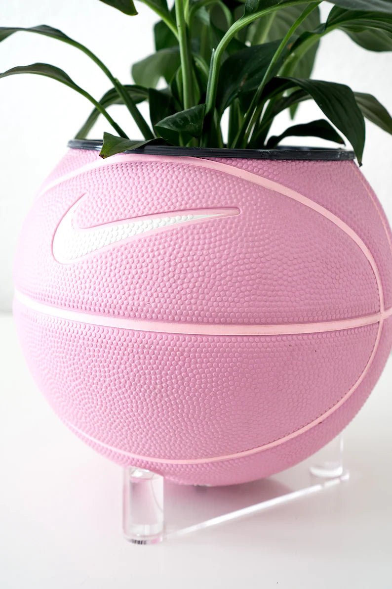 Basketball Planter - Pflanzentopf Pink - julescustomizedkicks