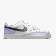 Court Vision Customized - Flieder & Black - julescustomizedkicks