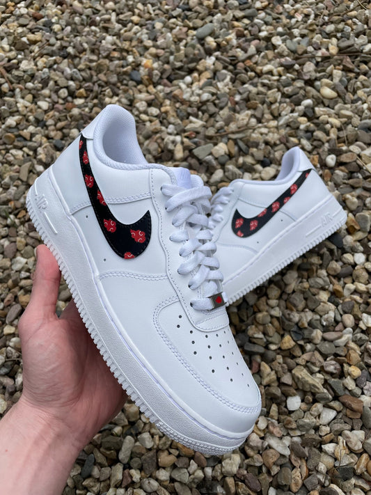 Custom Nike AIR Force 1 Sneaker - Anime Swoosh - julescustomizedkicks