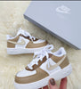 Custom Nike AIR Force 1 Sneaker Baby - Chocolate Baby - julescustomizedkicks