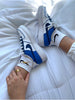 Custom Nike AIR Force 1 Sneaker - Blue Sapphire - Dunkelblau Hellblau - julescustomizedkicks