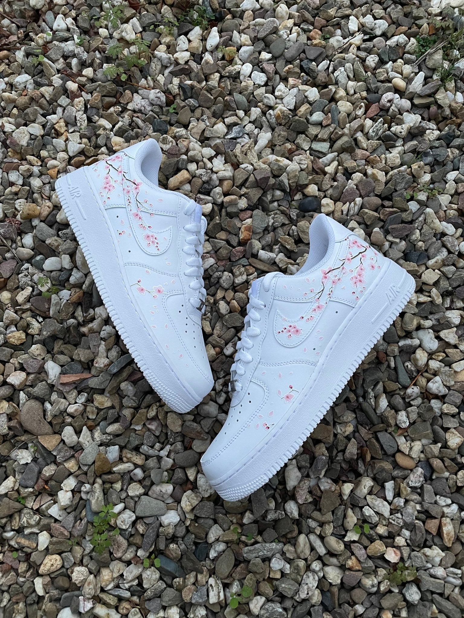 Custom Nike AIR Force 1 Sneaker - Cherry Blossom 1.0 - julescustomizedkicks