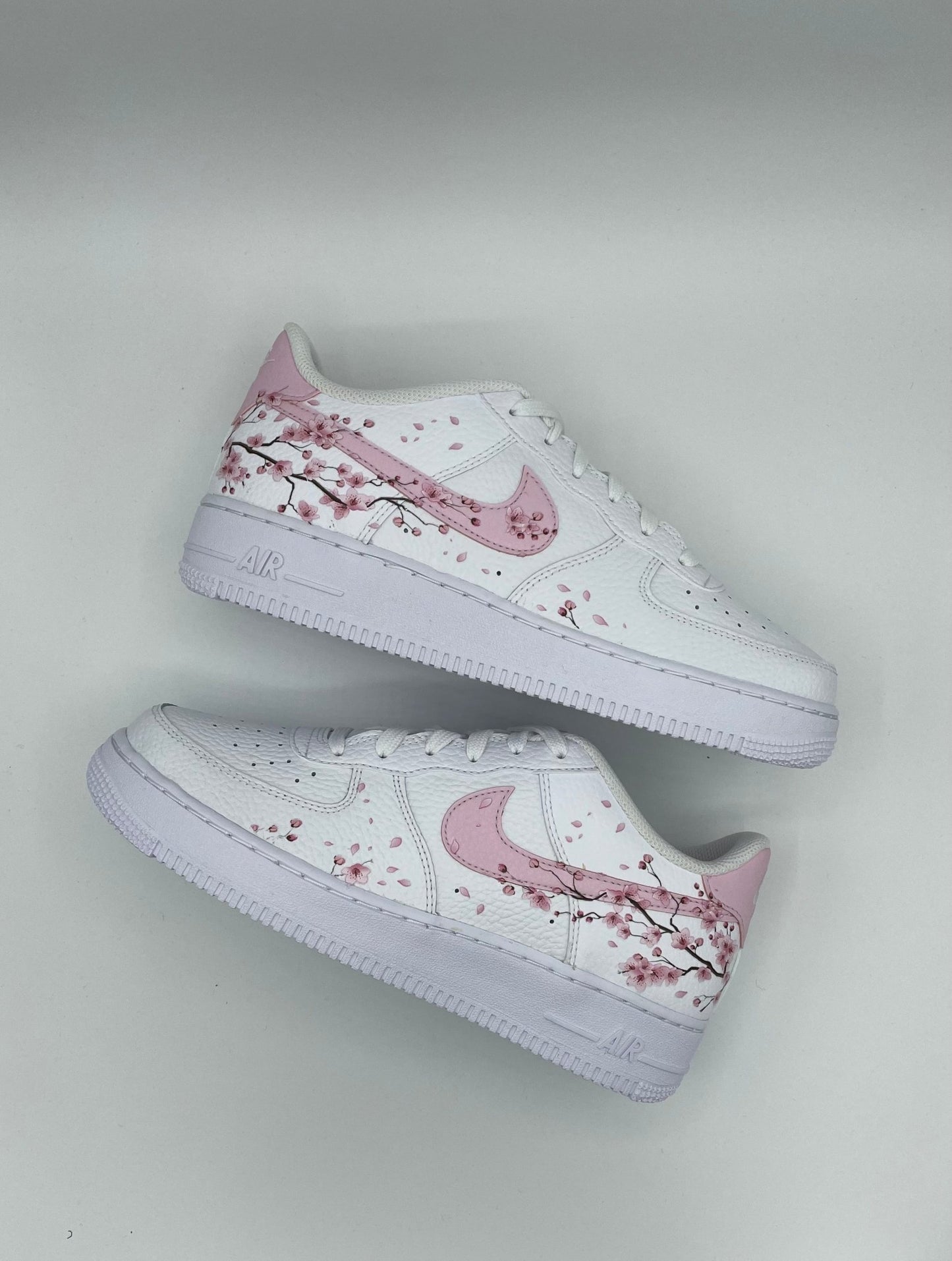 Custom Nike AIR Force 1 Sneaker - Cherry Blossom 2.0 - julescustomizedkicks