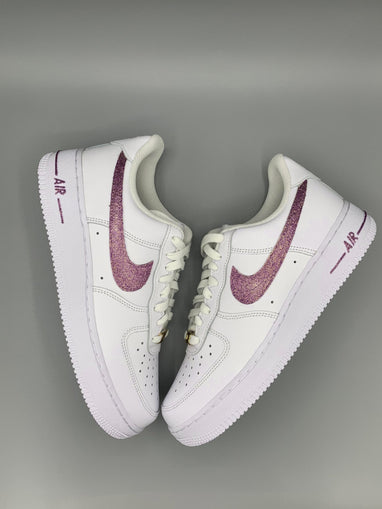 Nike af1 pink swoosh online