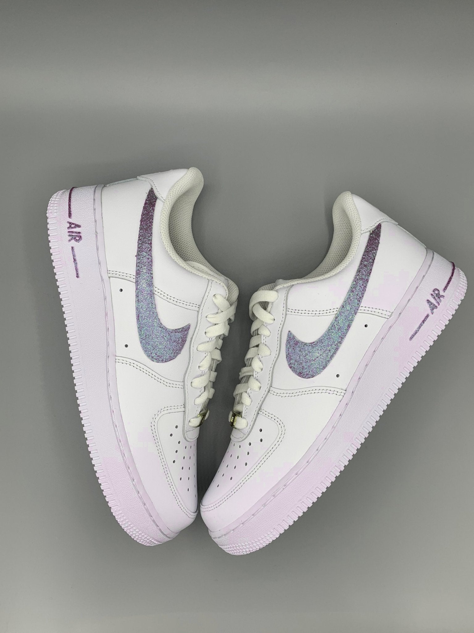 Nike air force 1 white glitter online