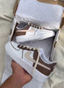 Custom Nike AIR Force 1 Sneaker - Hot Chocolate - julescustomizedkicks