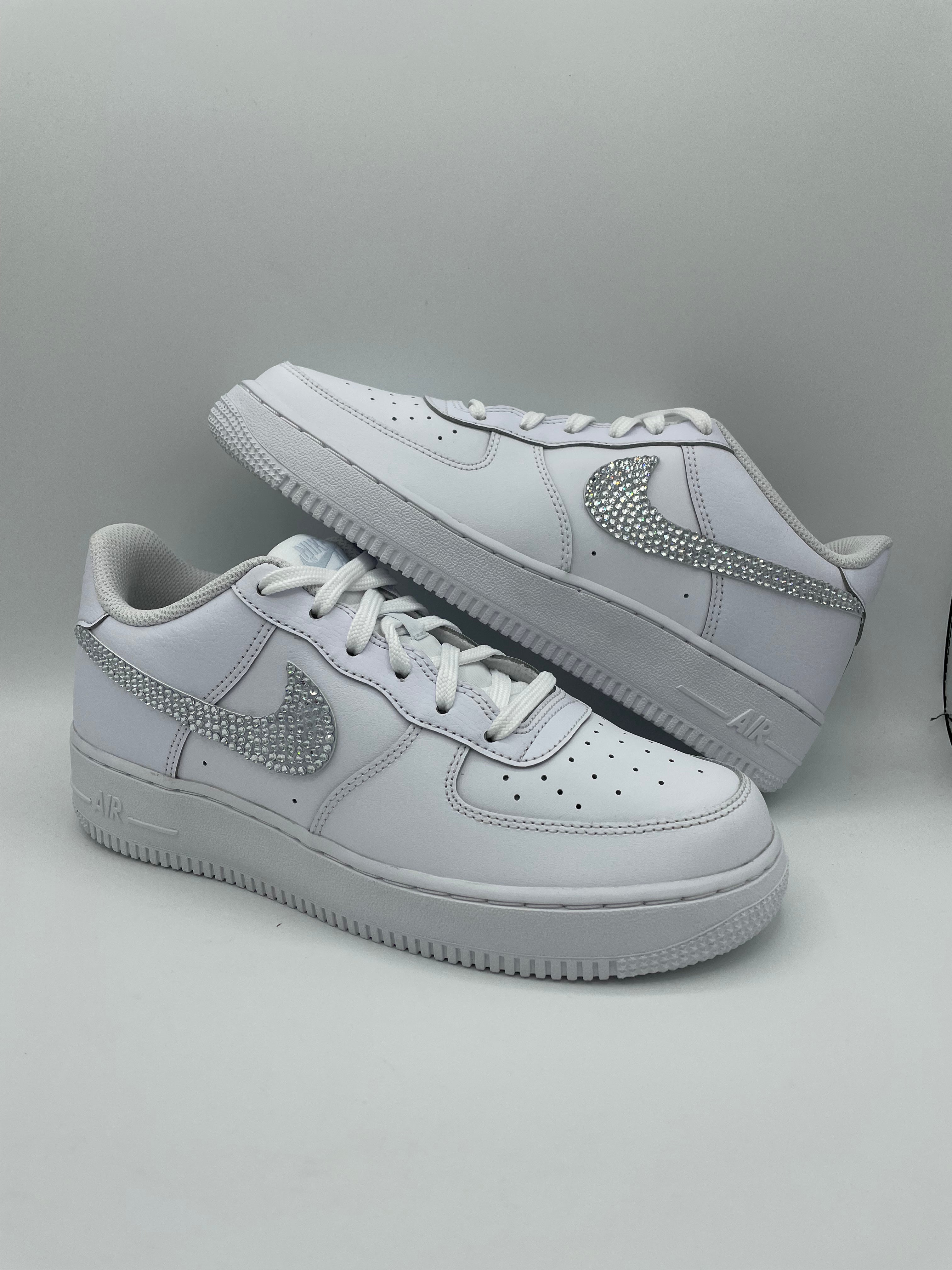 Custom Nike AIR Force 1 Sneaker - Rhinestones Swarovski