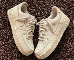 Baskets Nike AIR Force 1 personnalisées - Café