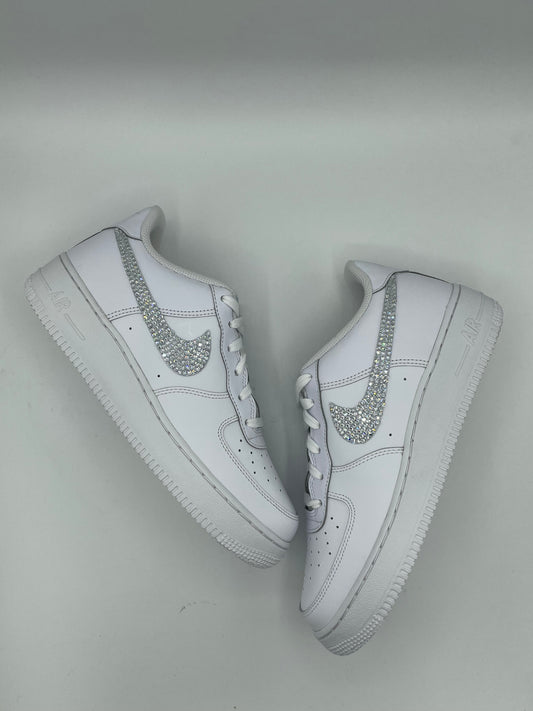 Custom Nike AIR Force 1 Sneaker - Rhinestones Swarovski