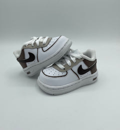 Baskets Nike AIR Force 1 personnalisées pour bébé - Macciato Baby Edition