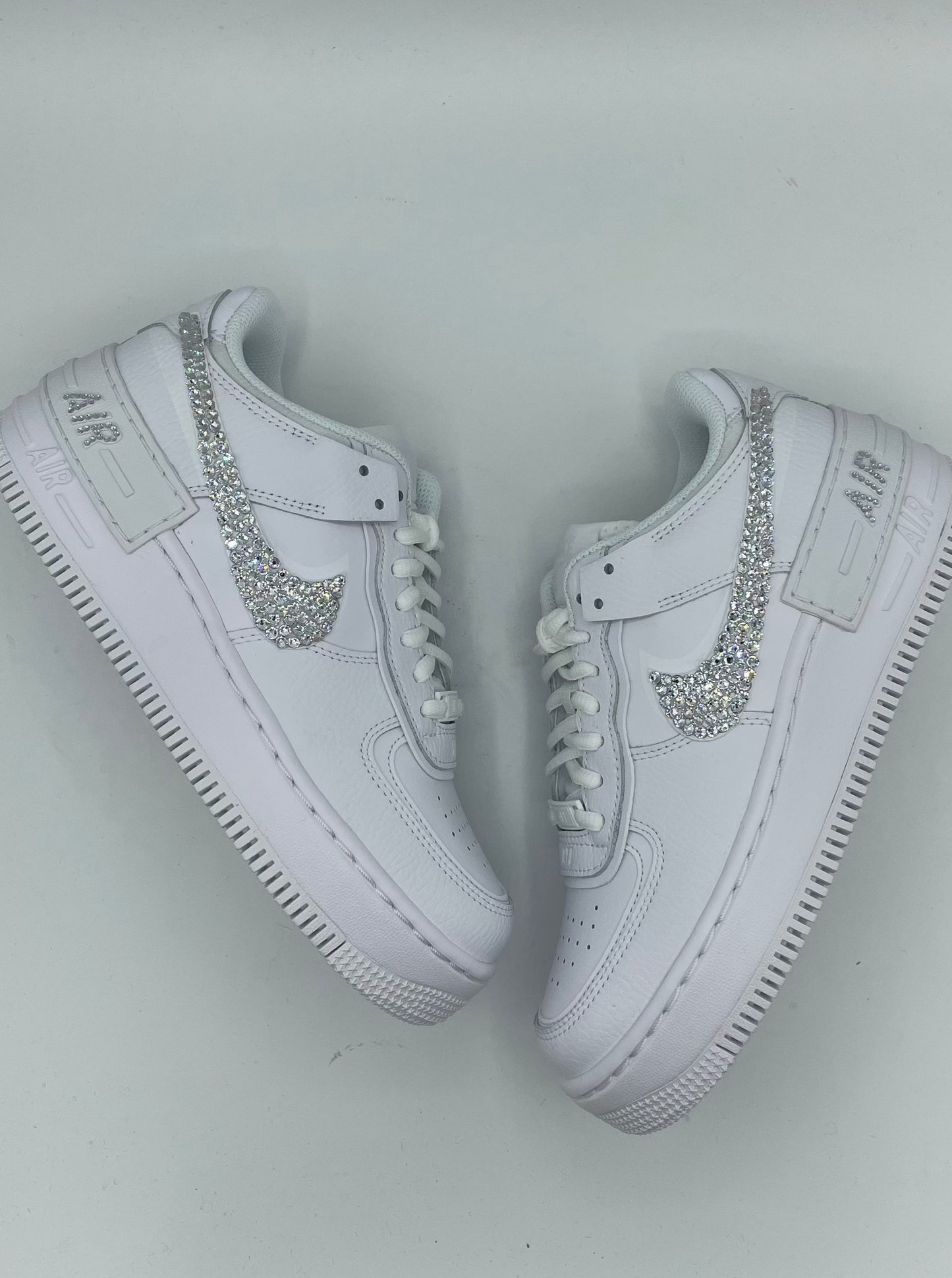 Custom Nike AIR Force Shadow 1 Sneaker- Swarovski rhinestones