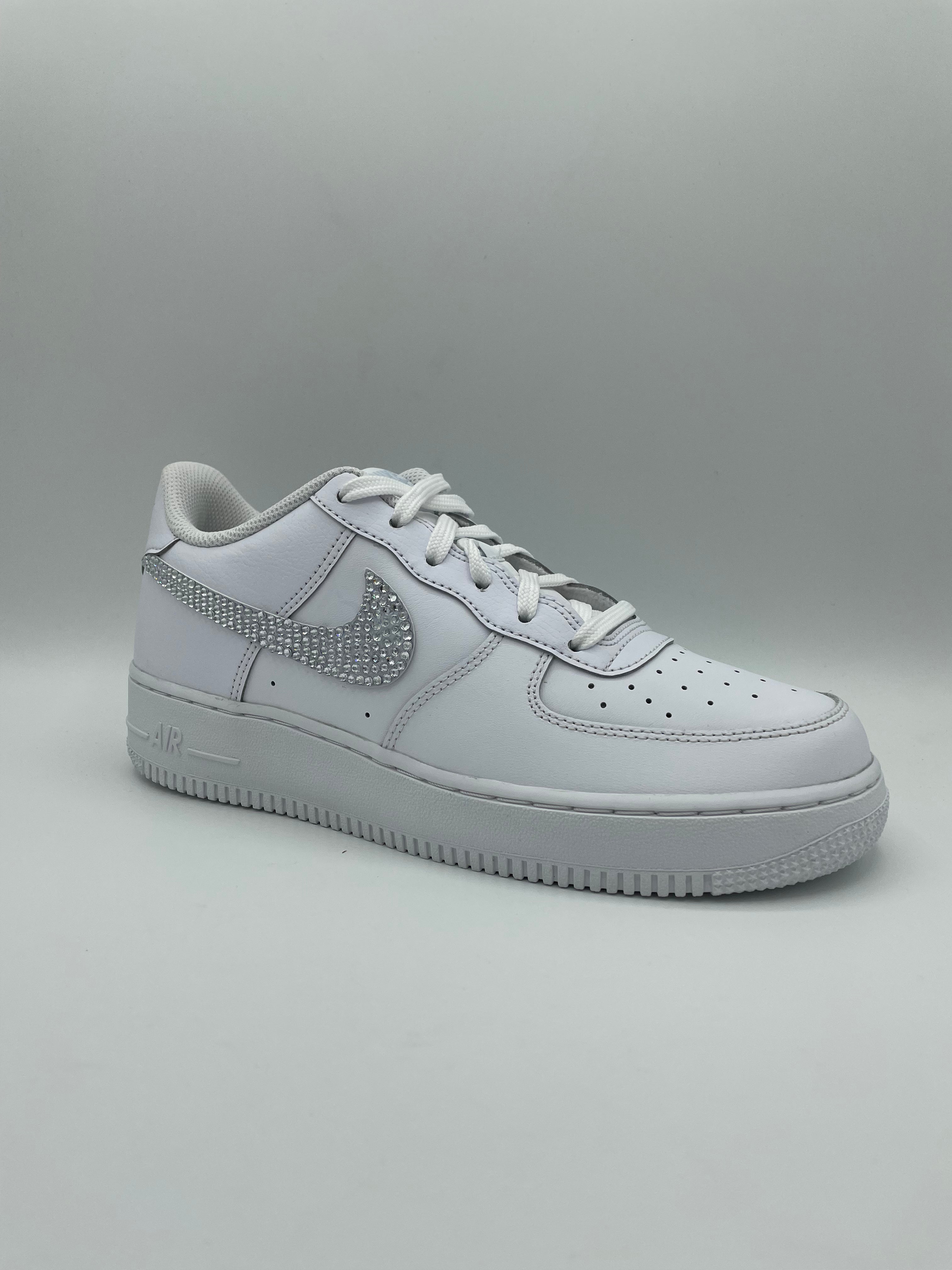 Custom Nike AIR Force 1 Sneaker - Rhinestones Swarovski