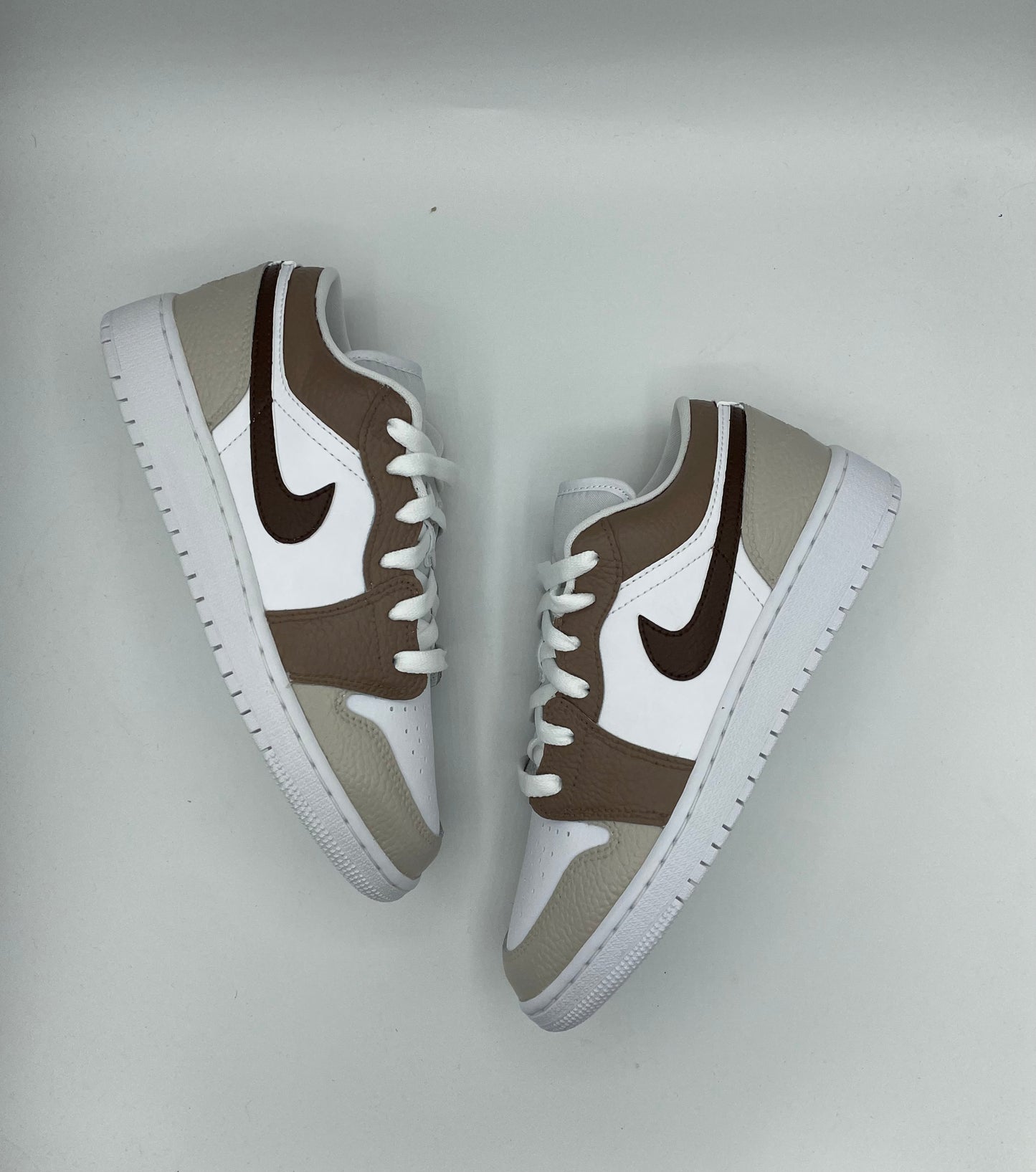 Custom NIke AJ1 Low Sneaker - 3 Brown