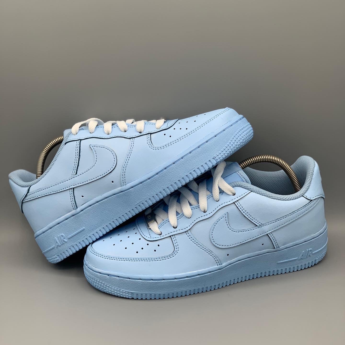 Nike AIR Force 1 Custom Sneaker - Babyblue - julescustomizedkicks