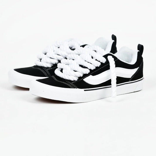 Vans Knu Skool Customized - Rope White / Dicke Schnürsenkel - julescustomizedkicks